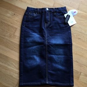 Girls Denim Skirt- NWT Klassy Girl Boutique